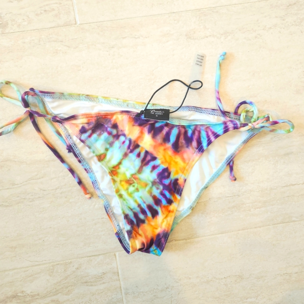 New tie dye bikini bottom  szS